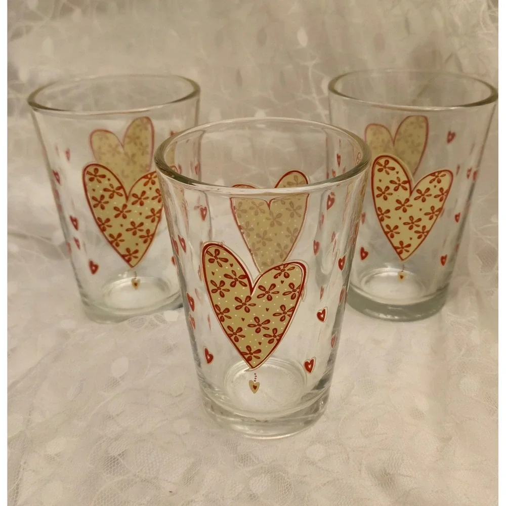 Heart Glasses (2 ) Vintage?